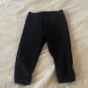 LA Apparel toddler 2-3 black heavy fleece joggers